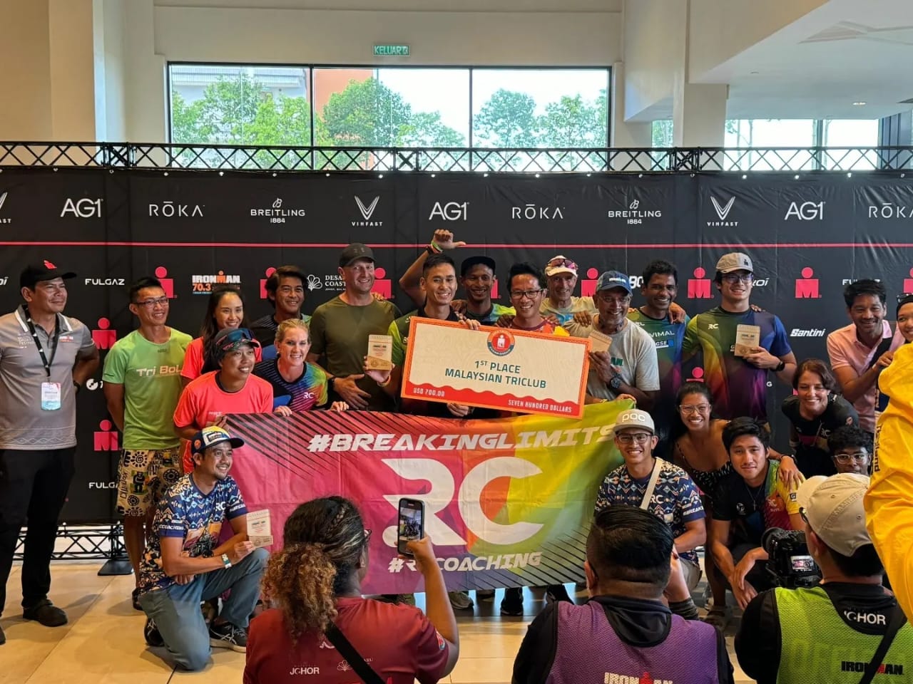Desaru 70.3 Asia tri-club champion